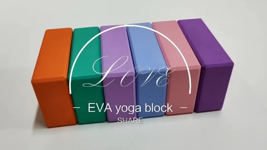 Brique de yoga EVA écologique de haute qualité avec logo personnalisé