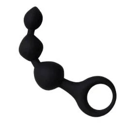 Perle de traction vestibulaire noire Plug Anal dispositif de Masturbation anale dispositif de Massage vestibulaire masculin et féminin produits de sexe pour adultes